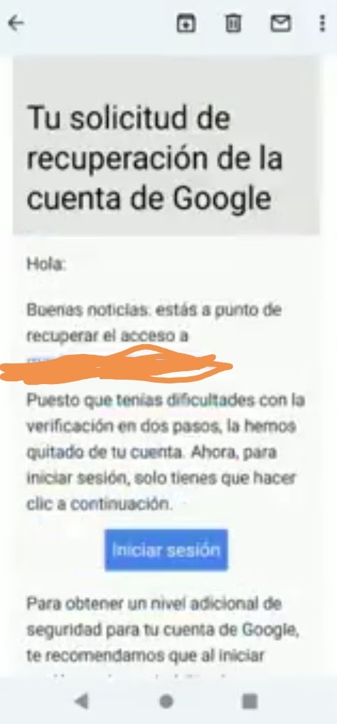 Como google me puede enviar esta ayuda - Comunidad de Cuenta de Google