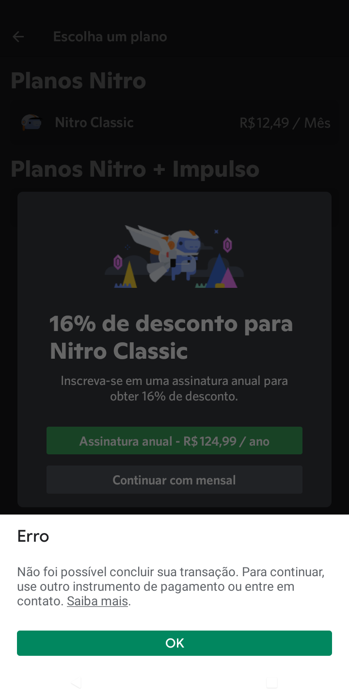 Não consigo cancelar meu nitro pela Google Play - Comunidade Google Play