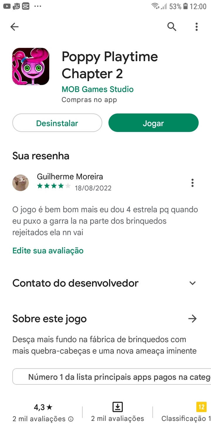 Como pedir reembolso na Play Store