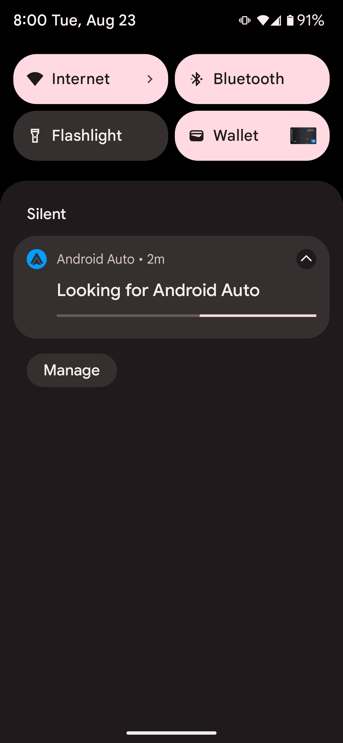 Since Android 13, getting  Looking for Android Auto notification. - Android  Auto Community