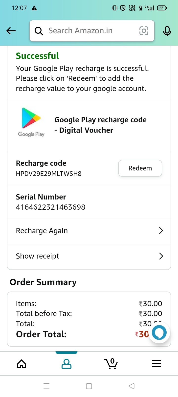 I messed up the redemption code - Google Play Community