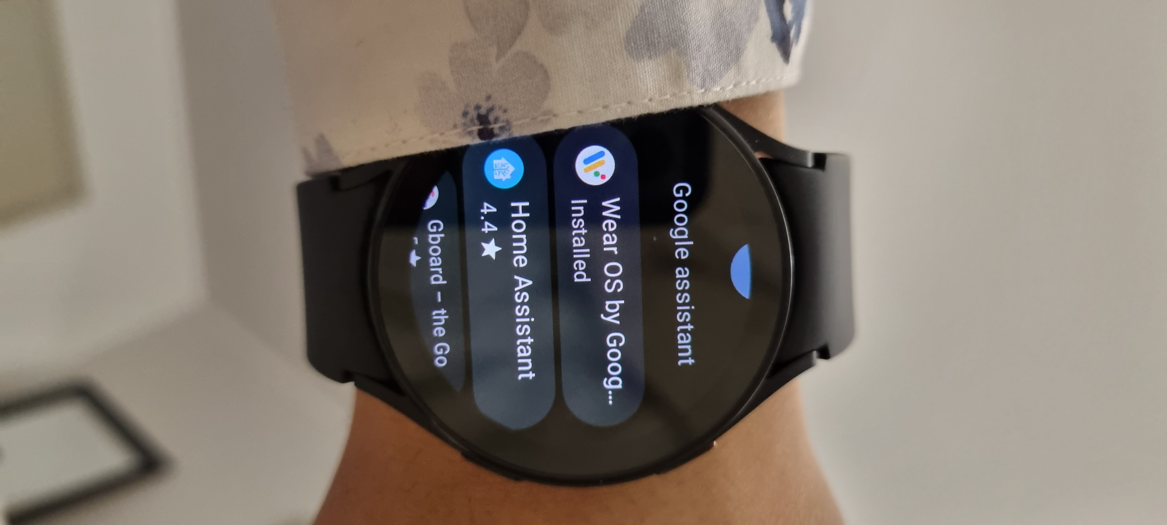 Google services on Wear OS Galaxy watches