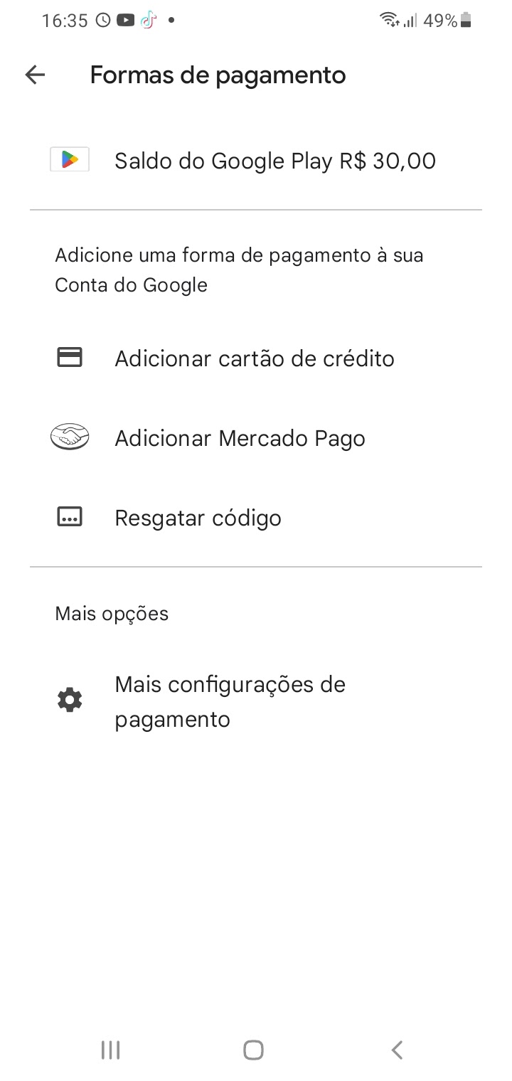 Quero resgatar meu código na play store mas só que não tá dando certo -  Comunidade Google Play