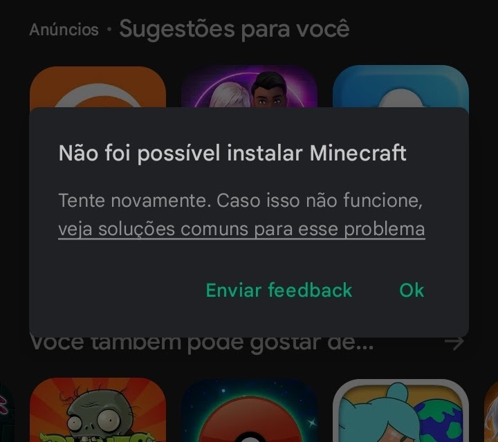 Porque eu não consigo abaixar algums jogos? - Comunidade Google Play