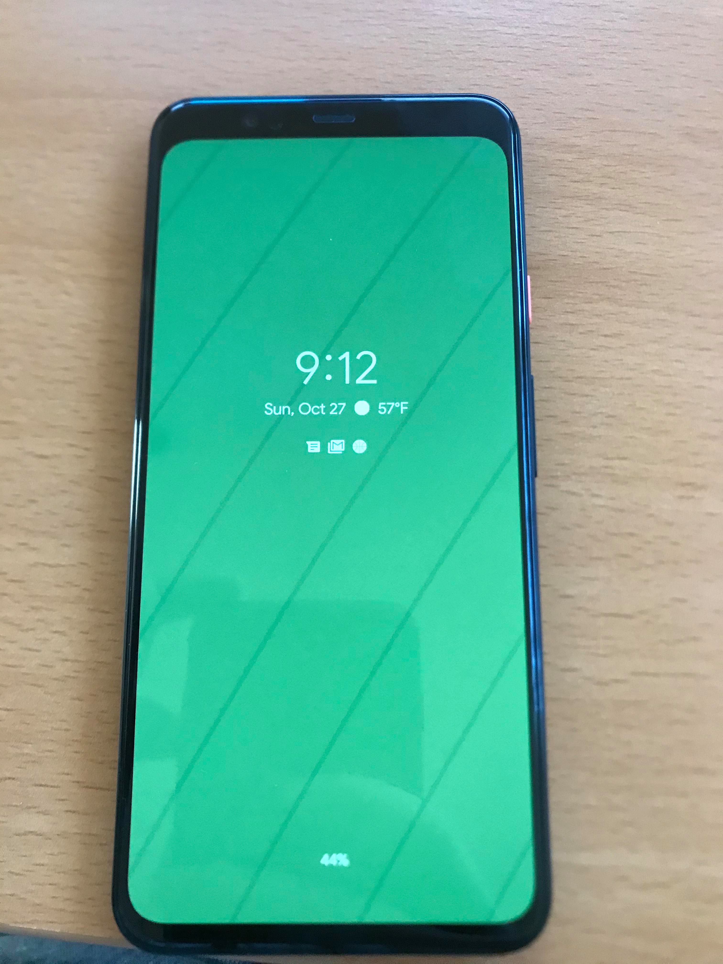 Pixel 4 XL has a yellow/green tint on phone that appeared randomly ...