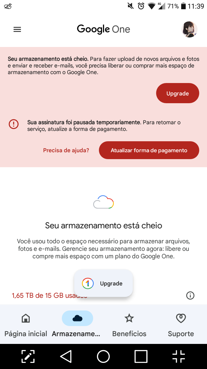 Planos e preços - Google One