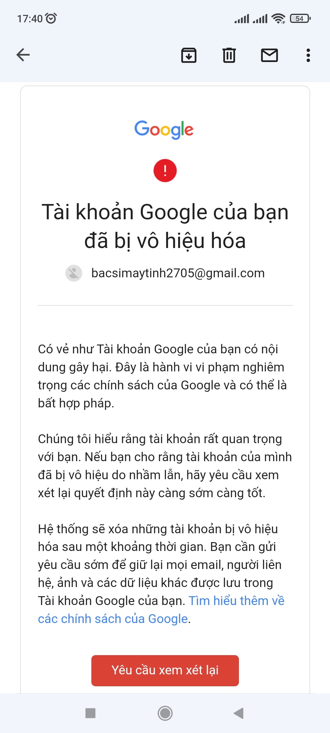 Nếu tài khoản của bạn đã bị vô hiệu hóa, đừng lo lắng, vì sẽ có đội ngũ hỗ trợ chuyên nghiệp đã sẵn sàng giúp bạn tìm ra các giải pháp tối ưu nhất. Không cần phải cảm thấy buồn chán hay bất an nữa, hãy liên lạc với chúng tôi và chúng tôi sẽ giúp bạn giải quyết vấn đề trong thời gian ngắn nhất. Nhấp vào hình ảnh để biết thêm chi tiết.