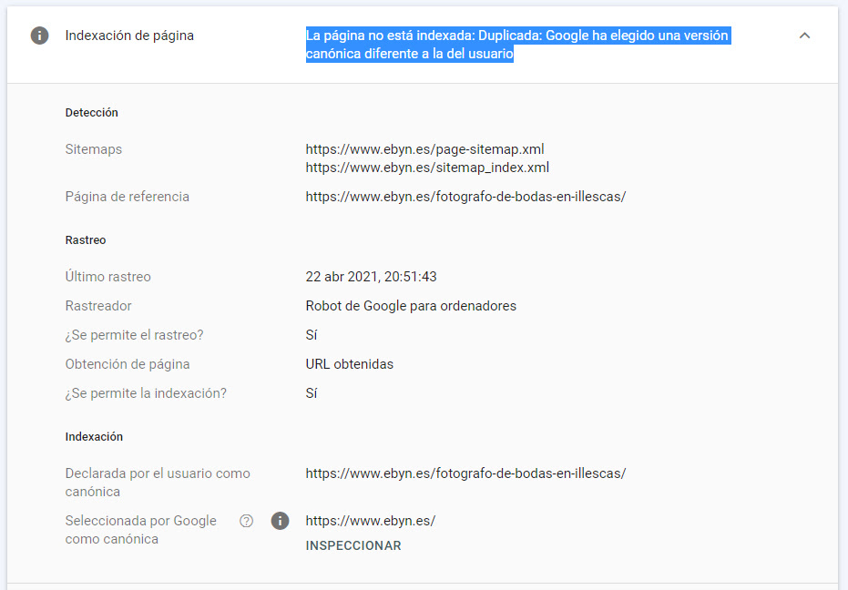 Página indexada Duplicada Google ha elegido una versión canónica diferente google como estas Página indexada Duplicada Google ha elegido una versión canónica diferente