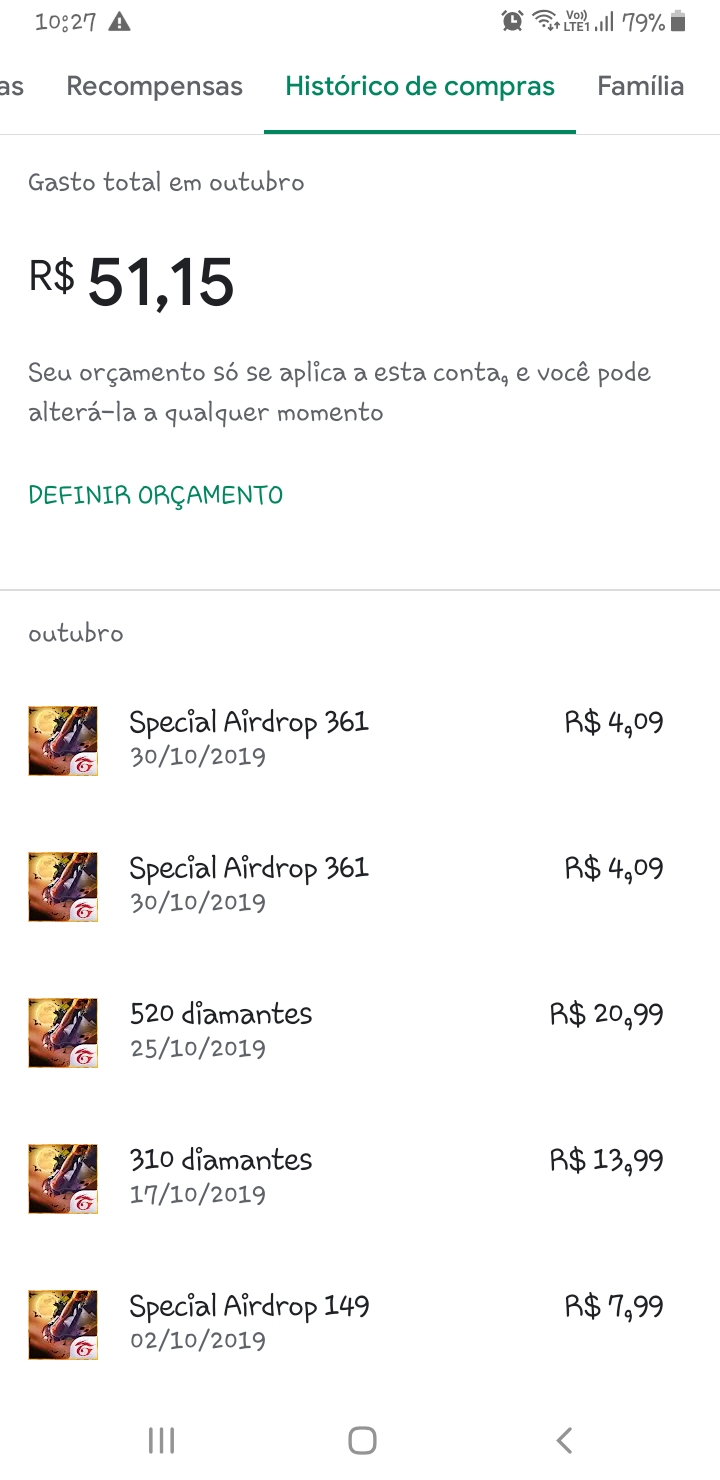 Ola boa noite, fiz uma compra no jogo da garena free fire e fui cobrado  duas vezes. - Comunidade Google Play