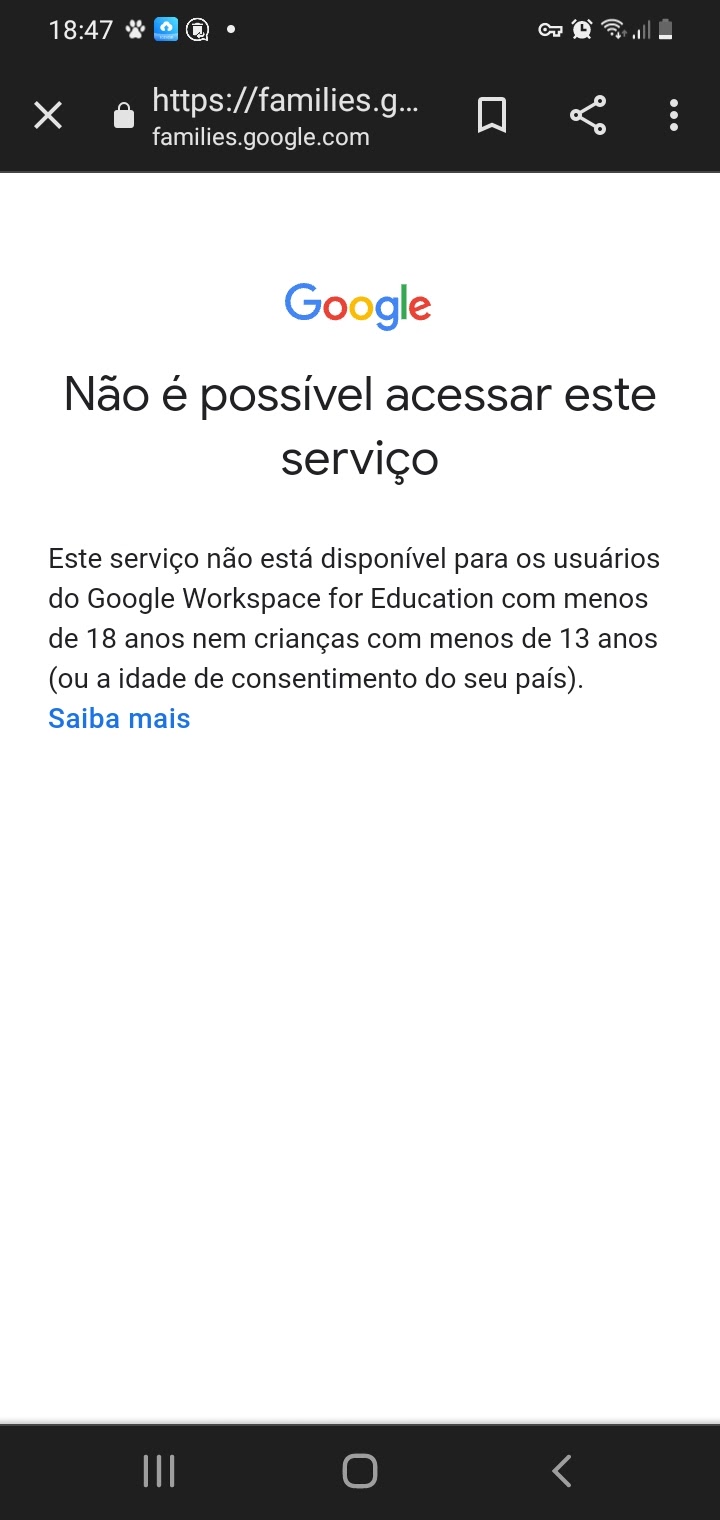 não é possivel acessar internet - Comunidade Google Chrome