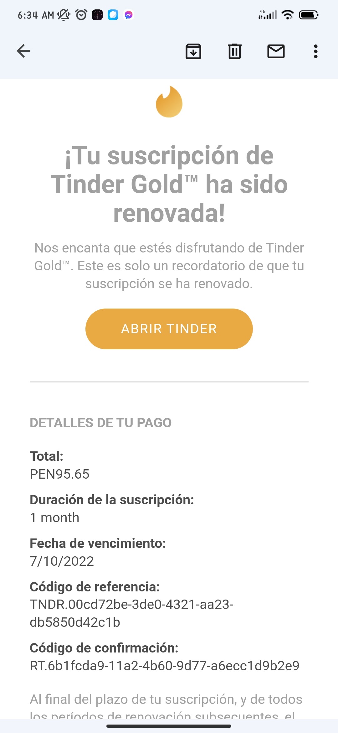 Reembolso GOOGLE TINDER - Comunidade Google Play