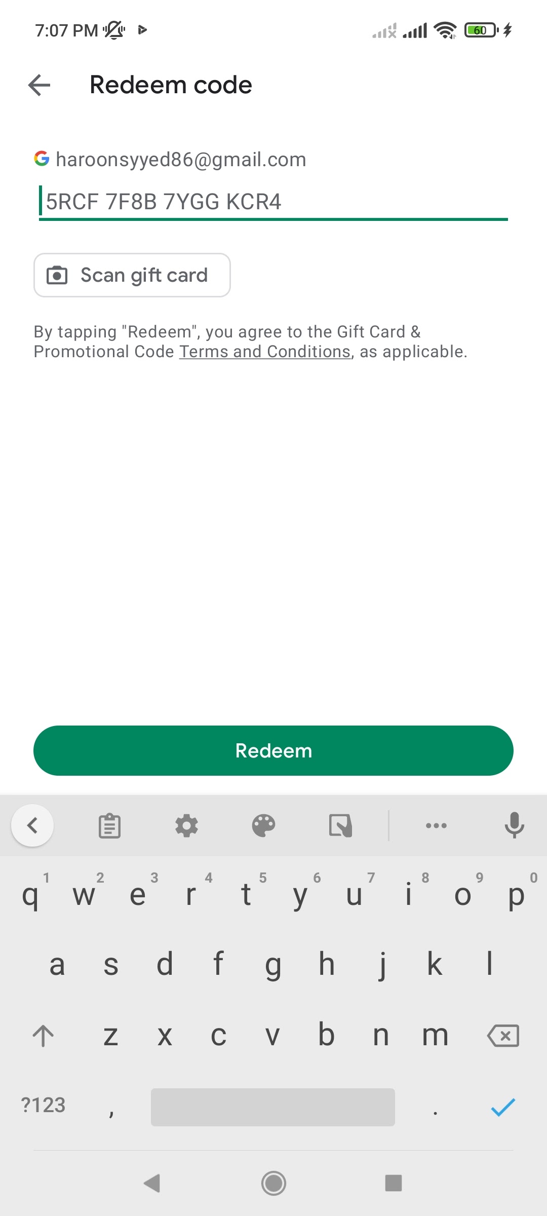 We need more info your redeem code gift card - Google Play Community