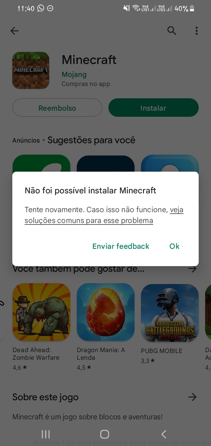 Minecraft en App Store