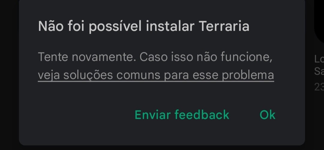 Comprei Terraria E Não Está Baixando - Comunidade Google Play