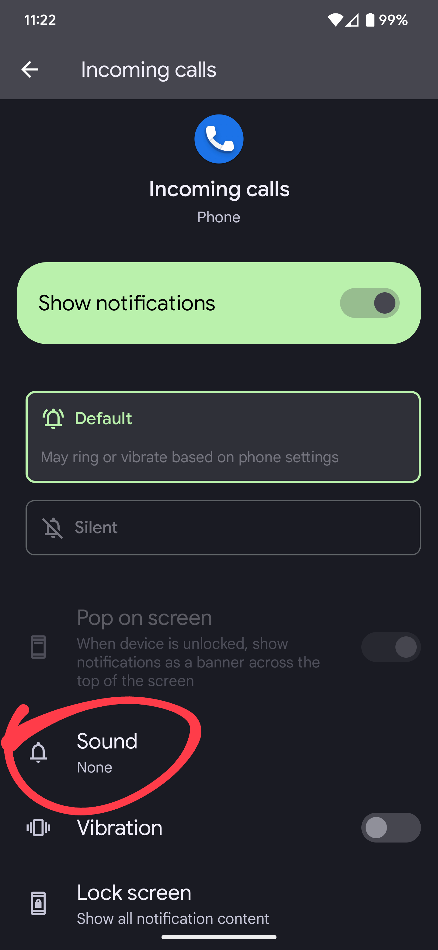 may ring or vibrate based on phone settings How to manage your Android phone's notifications