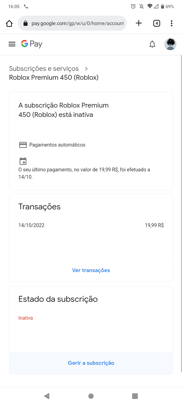 Premium roblox - Comunidade Google Play