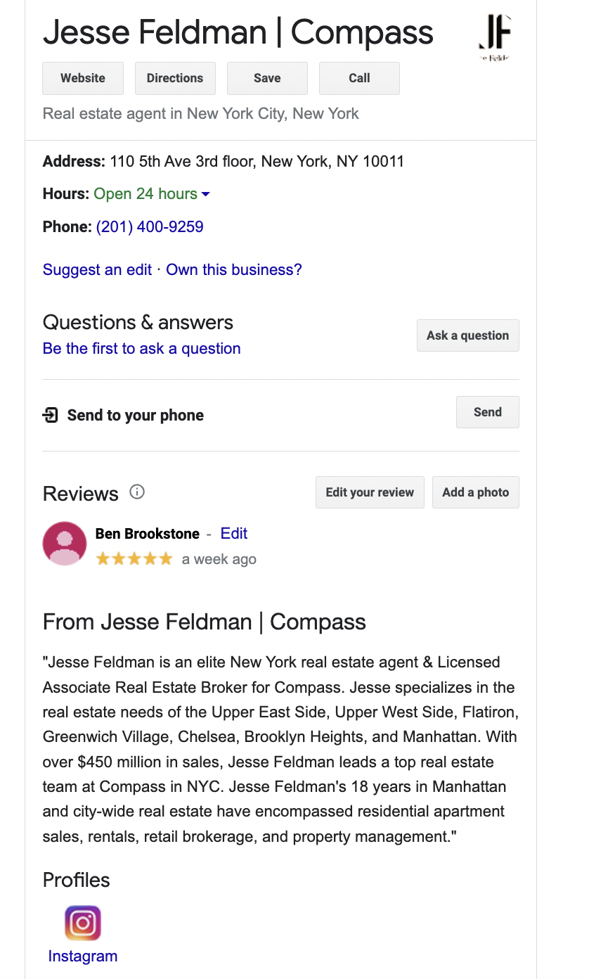 Client s reviews are not showing up on profile Google Business