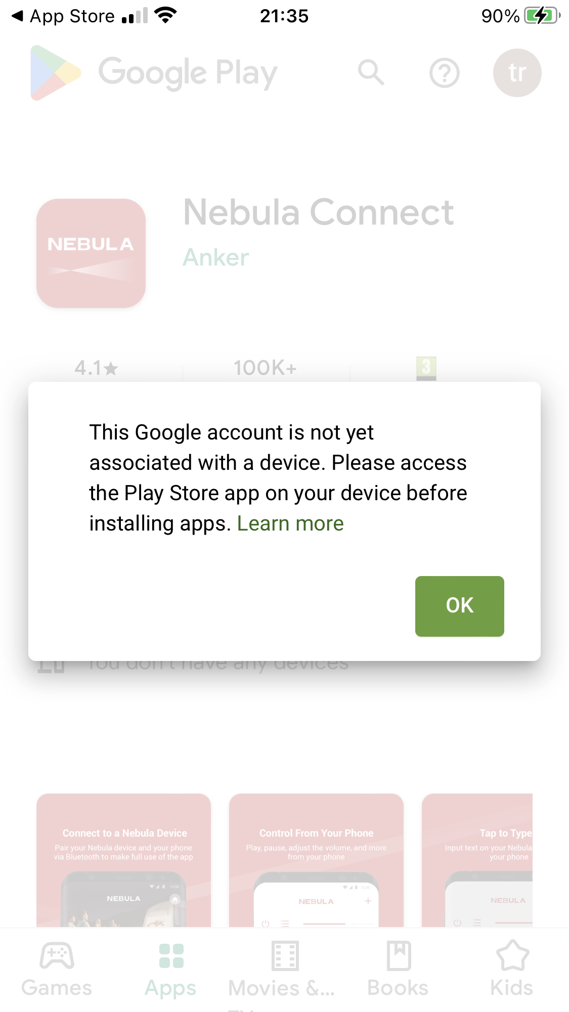 No apps work - Google Play Community