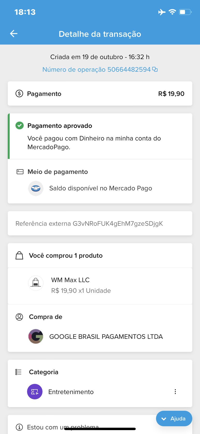 Pedi reembolso de uma assinatura na play store ja faz mais de 15 dias e  ainda não recebi o dinheiro - Comunidade Google Play