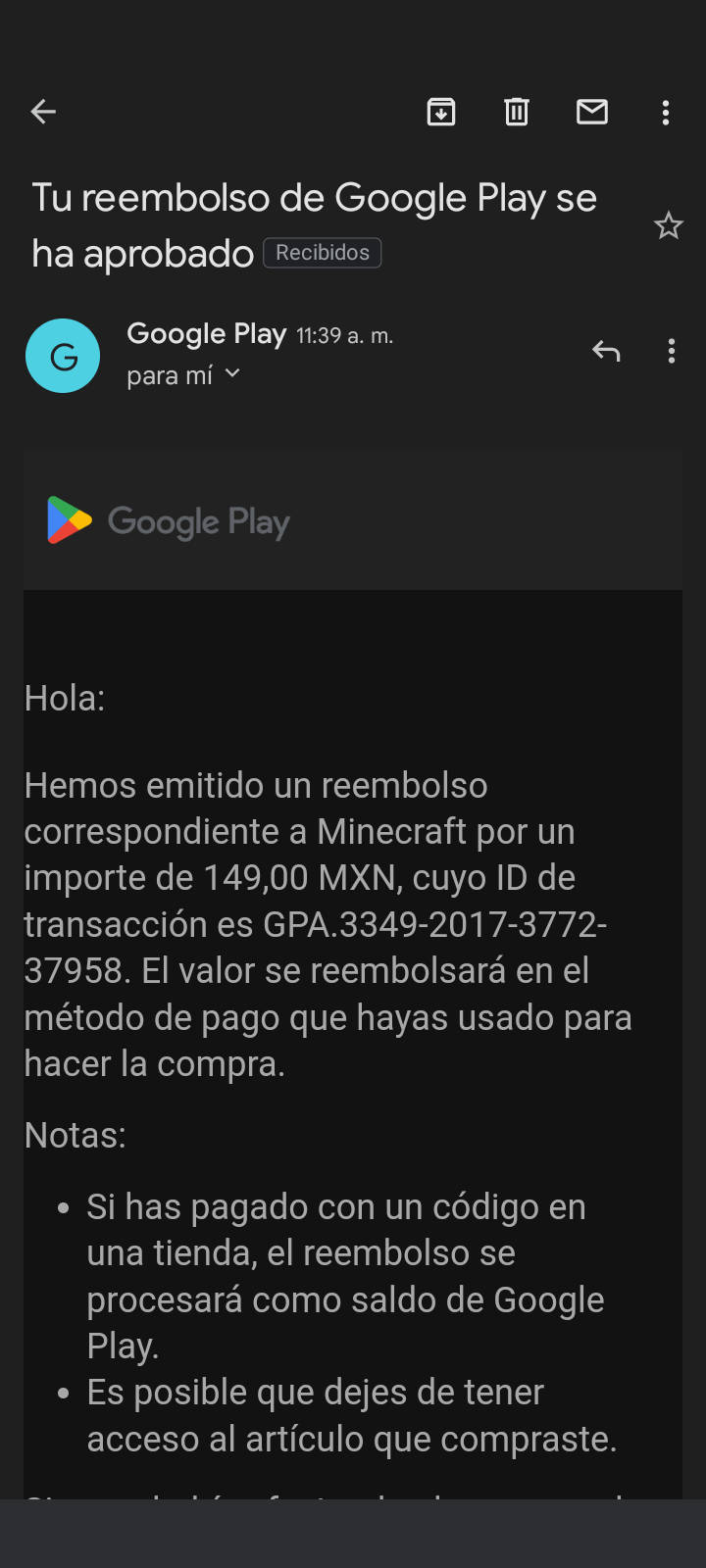 Gostaria de saber quando terei o reembolso ,entrarei na justiça pra  resolver rápido isso quase 1mês - Comunidade Google Play