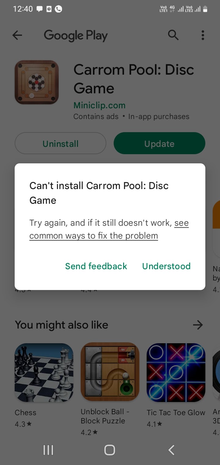 app not working - Google Play Community