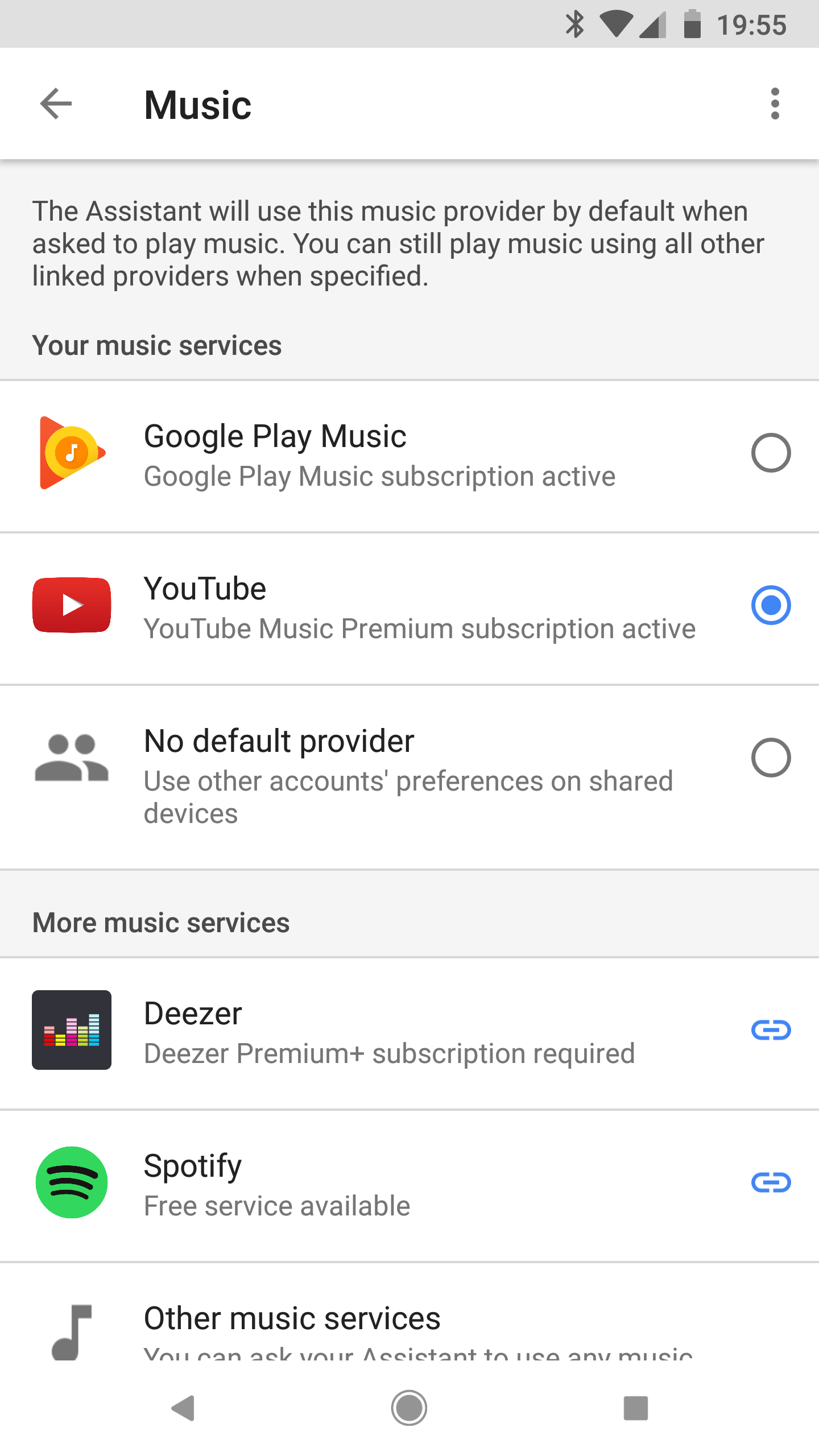 youtube music with google home