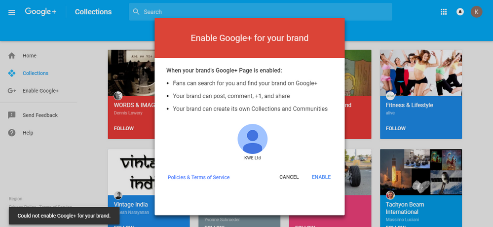 How to Setup Google Plus Brand Page