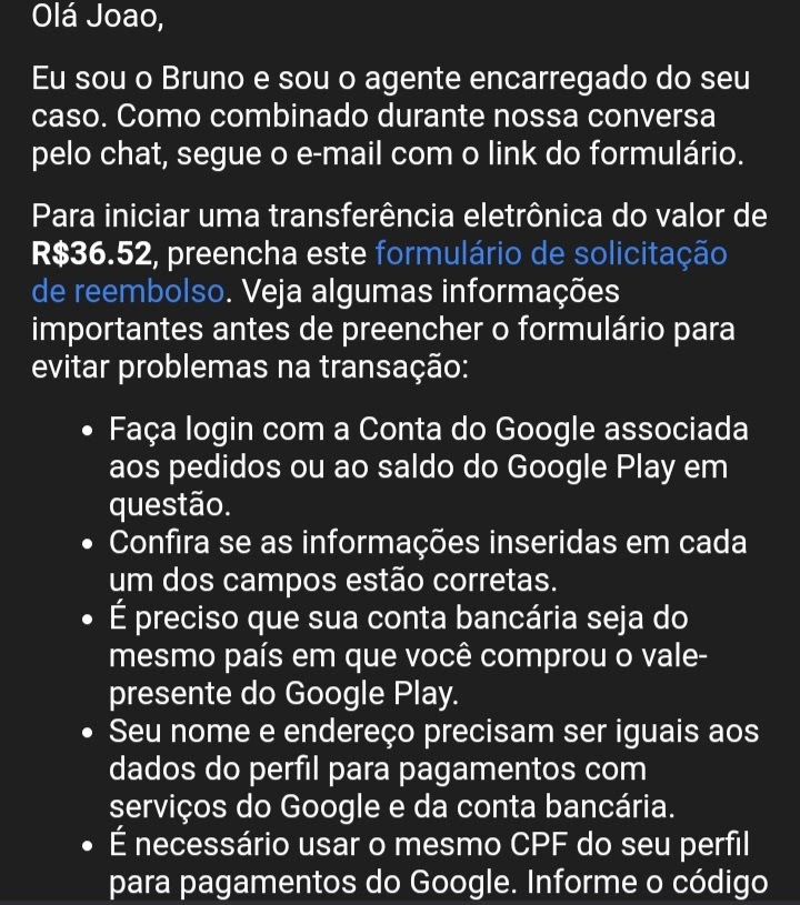 Abrir link - Comunidade Google Play