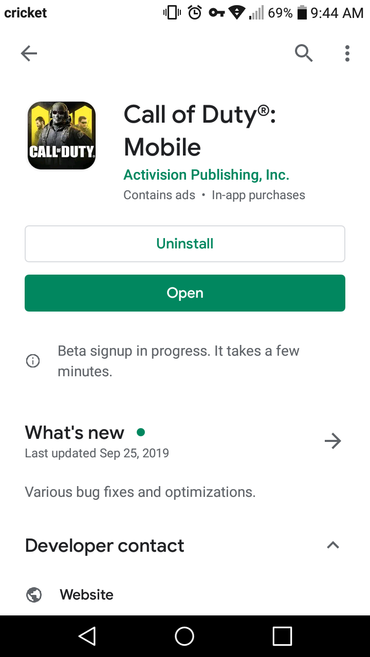 Call Of Duty: Mobile Beta Android APK, iOS Release Date