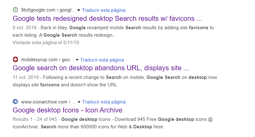 Rollback To Old Search Design Without Favicons Google Search Help