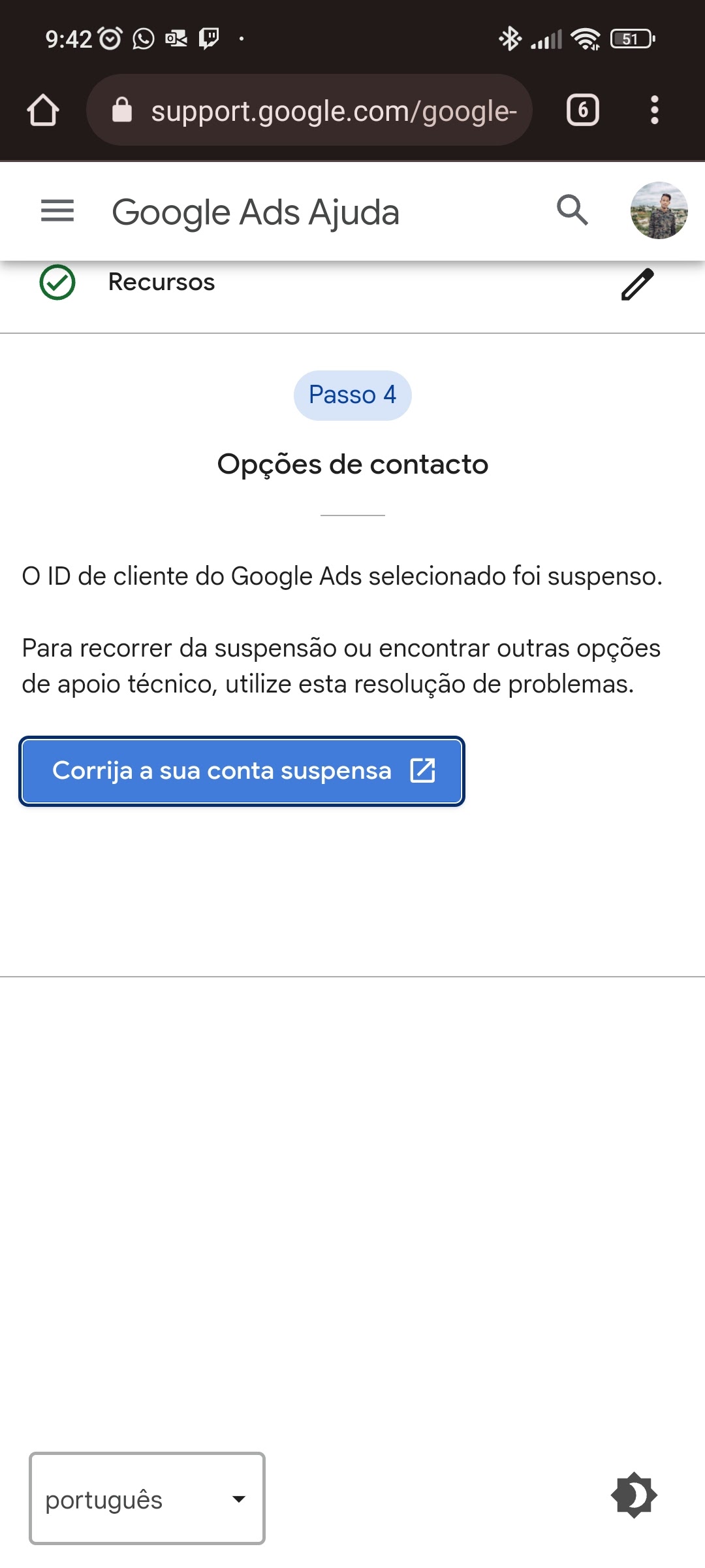 Não consigo fazer login na minha conta - Comunidade Conta do Google