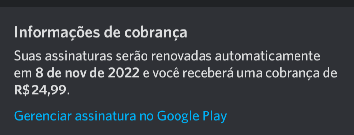 Assinaturas - Comunidade Google Play