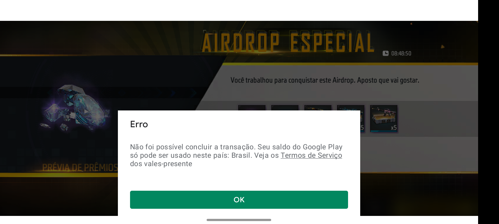 Não estou conseguindo fazer compras no jogo - Comunidade Google Play