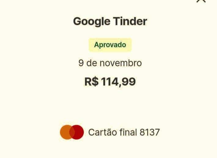 Quero cancelar assinatura Tinder - Comunidade Google Play