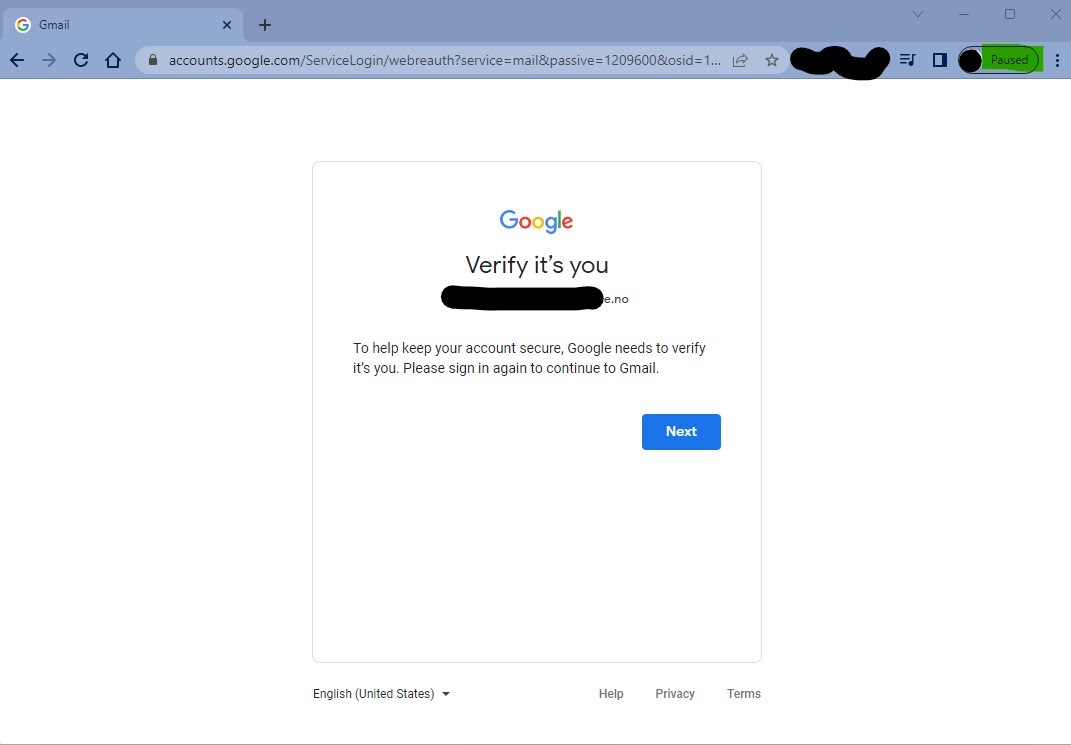 Disable Verify it's you - Google Chrome Community