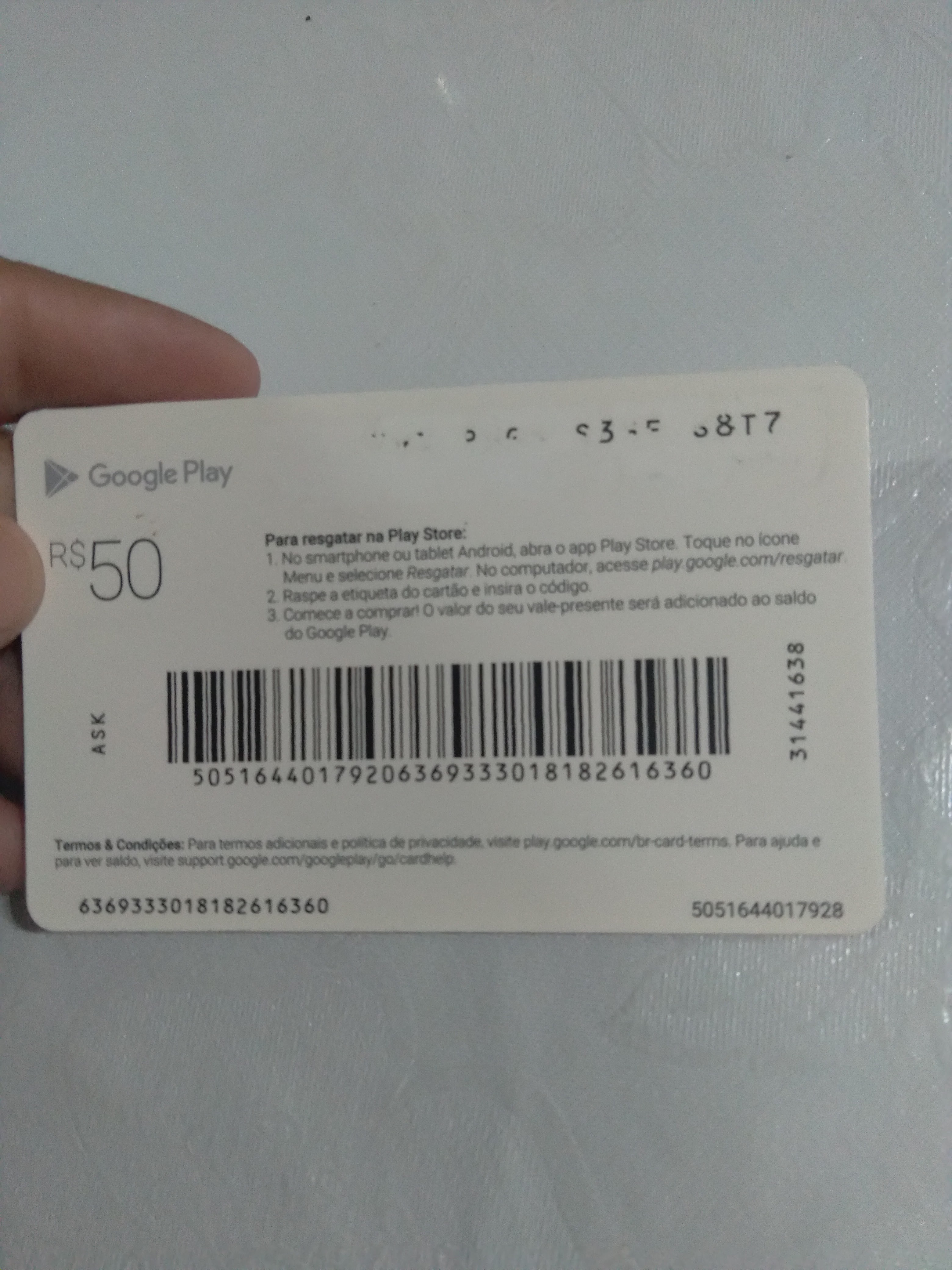 Preciso de ajuda para resgatar o codigo - Comunidade Google Play