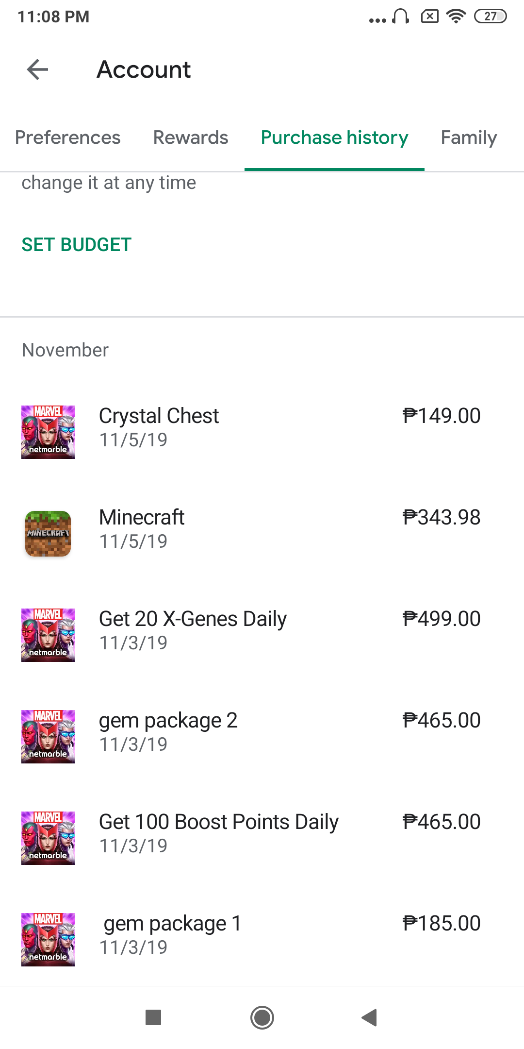 Google Play purchase receipt for the Google Play payment made on my Roblox  account. - Google Play Community