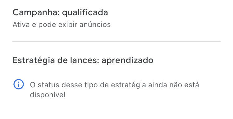 Campanha do Google Ads entrou em aprendizado, o que isso significa?