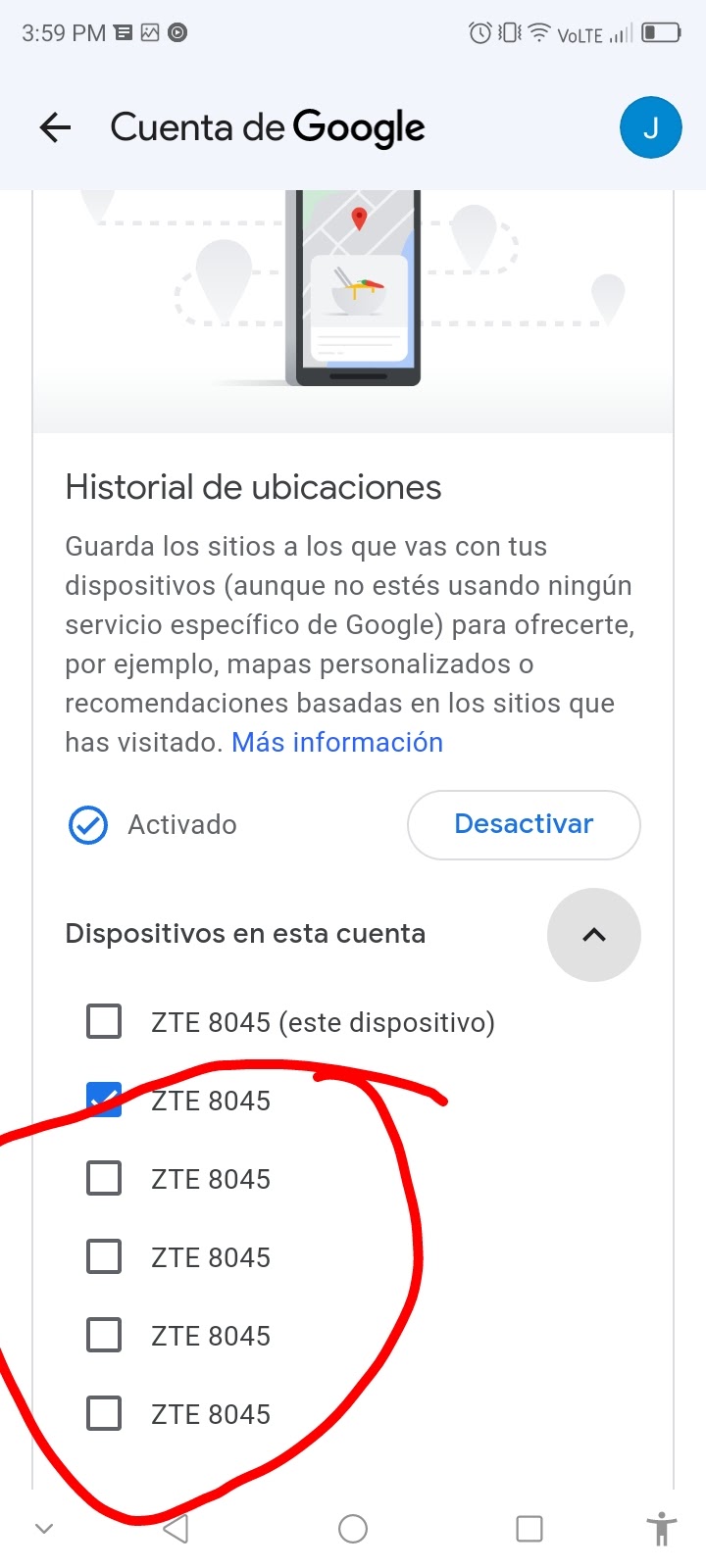 Avispón Exclusión bolso Como eliminar dispositivos que no son míos en mi cuenta - Comunidad de  Google Maps