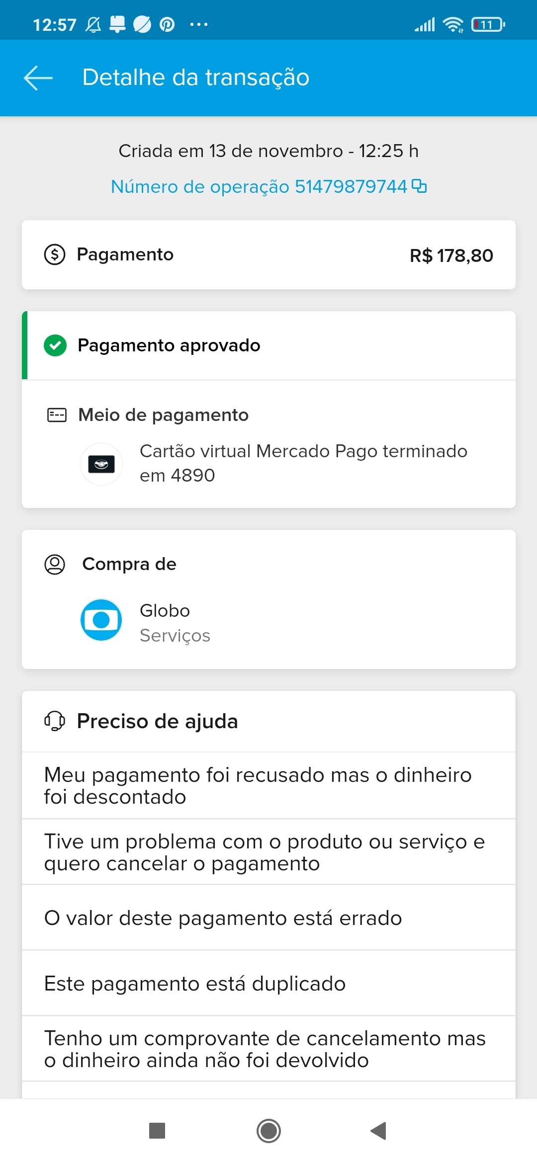 Problemas com a globo play - Comunidade Google Play