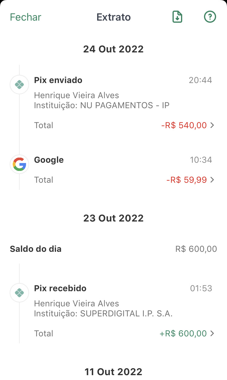 Como pedir reembolso de Gift card no PicPay