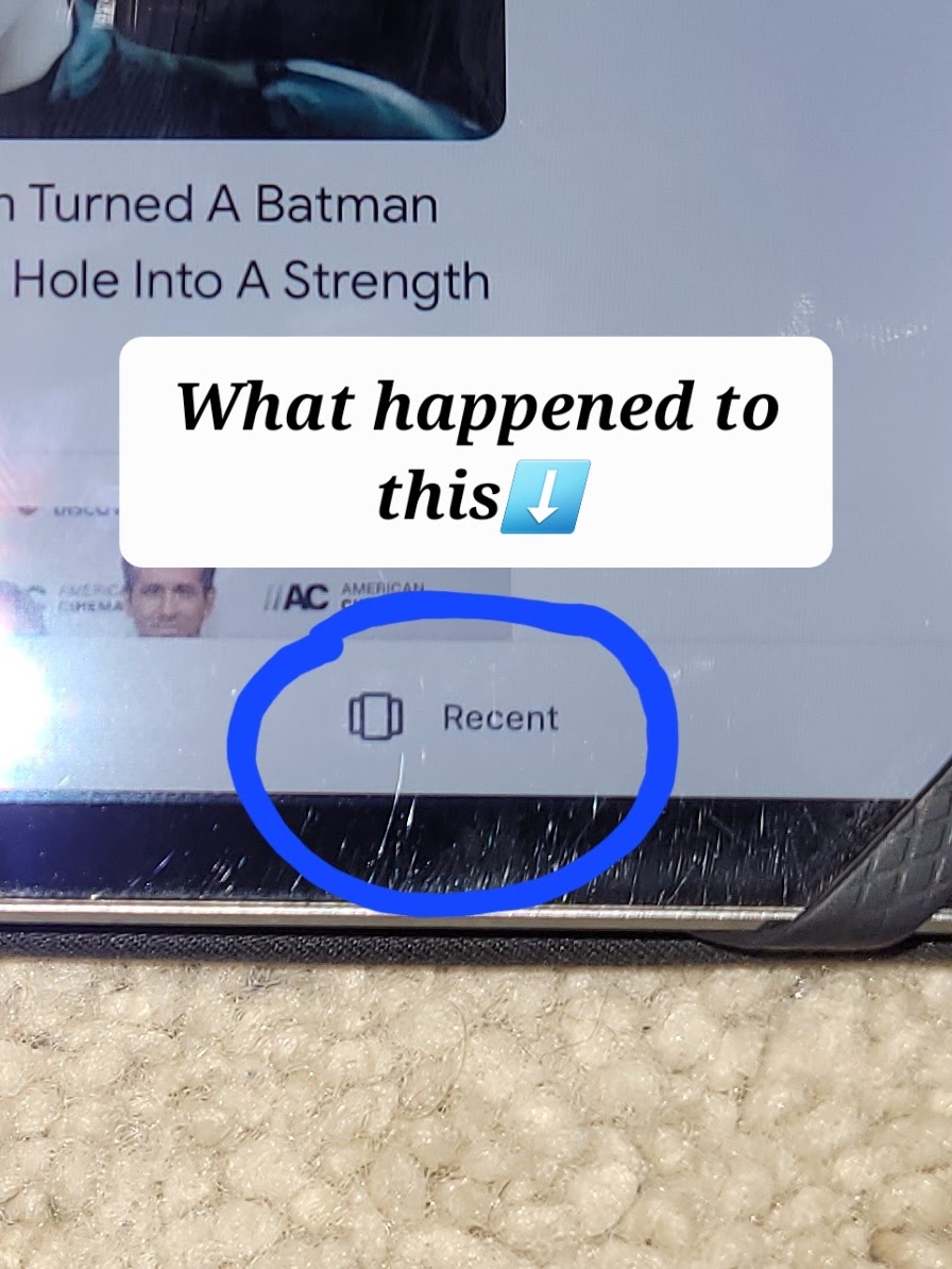 Where is my phone's recent google history button? - Google Account Community