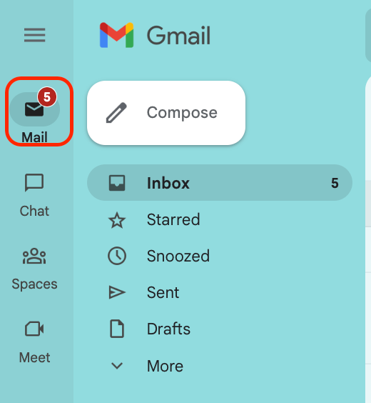 unread mail icon