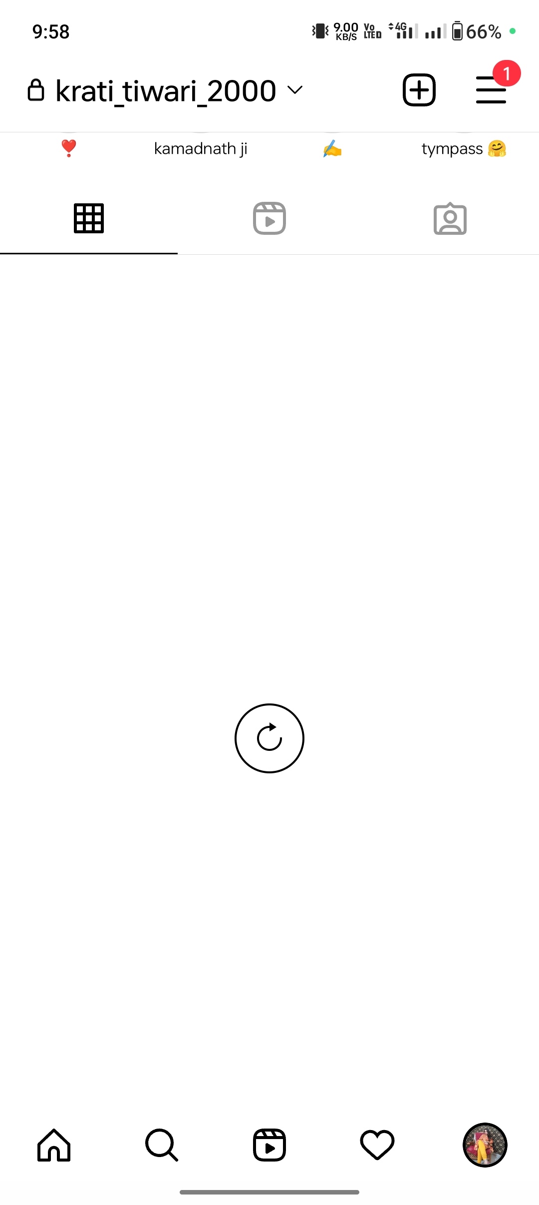 instagram loading circle