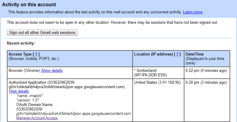 How Do I Find Out Which App Accessed My Gmail Account Gmail Community