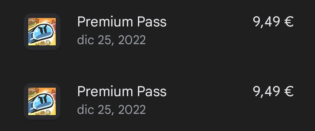 Addebito doppio per lo stesso acquisto - Community Google Play