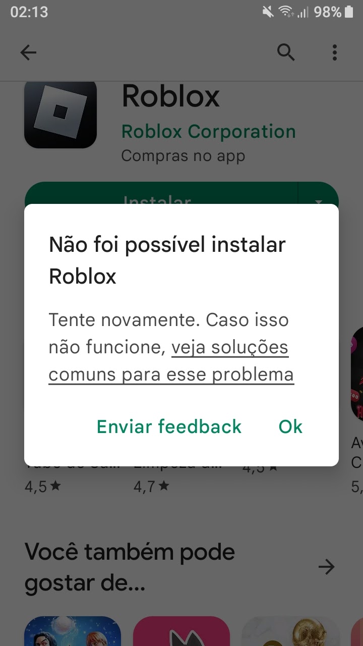 Roblox não carrega, pagina em branco, como resolver 