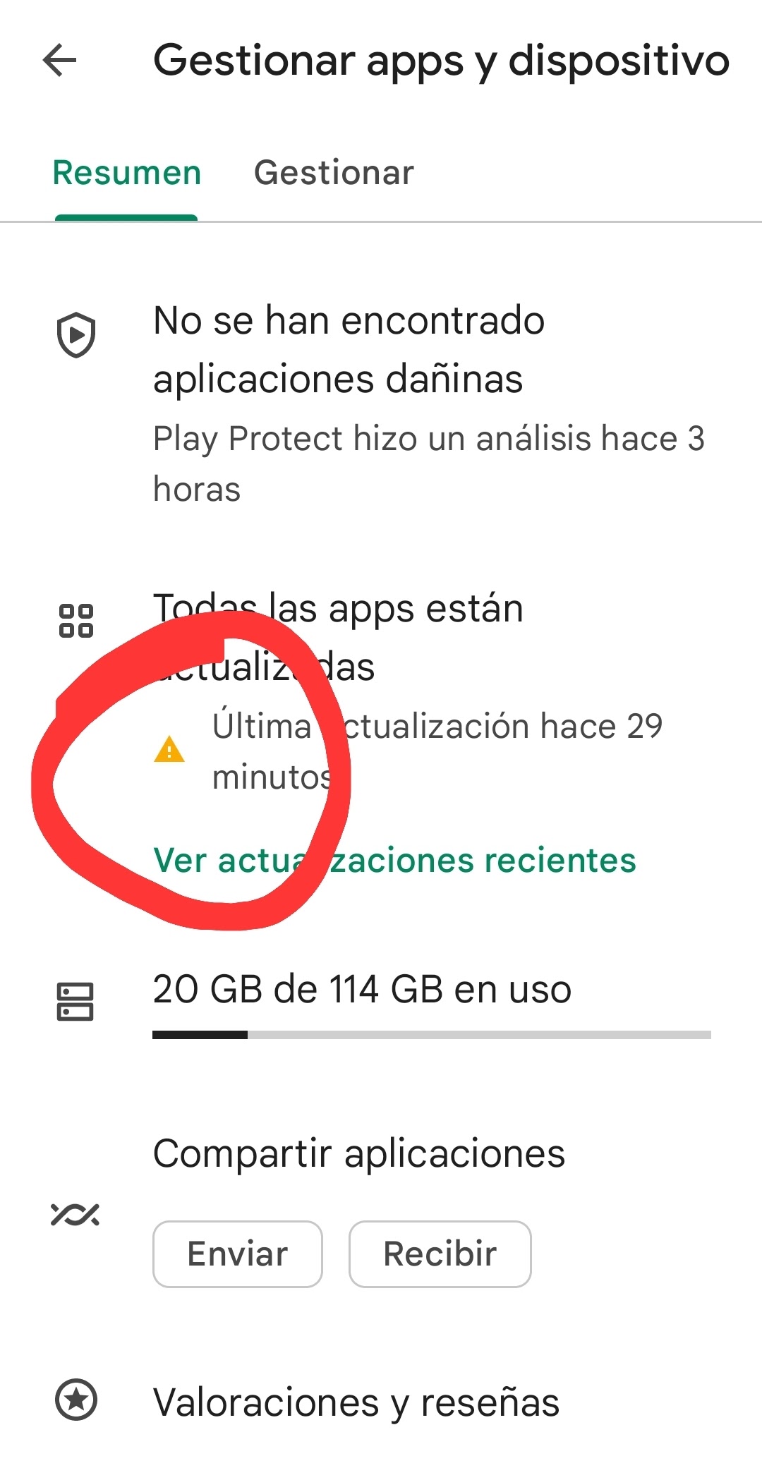 Cómo activar las notificaciones de actualizaciones de apps de la Play Store