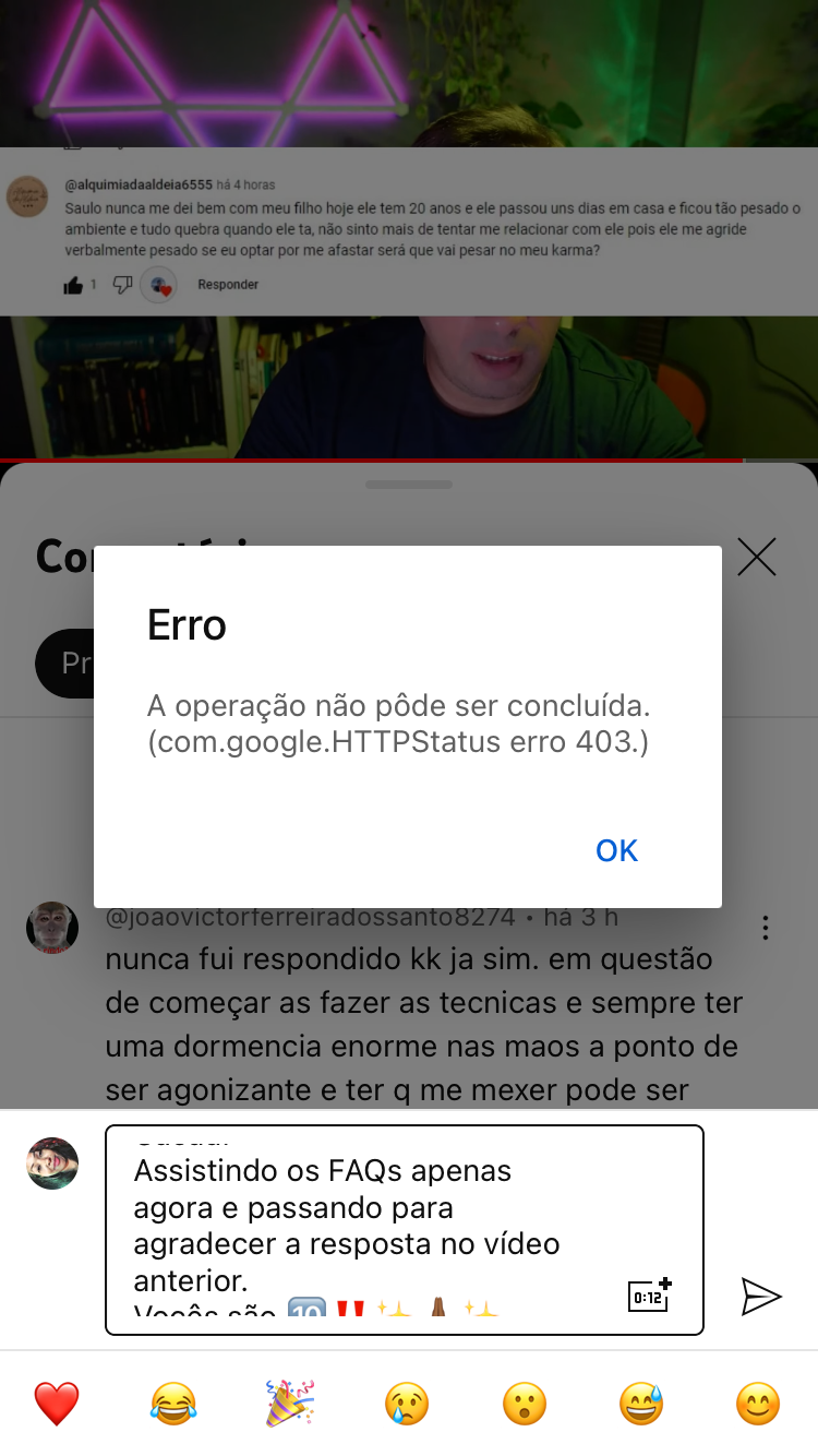 Não consigo abrir o play store aparece uma frase ,erro ao