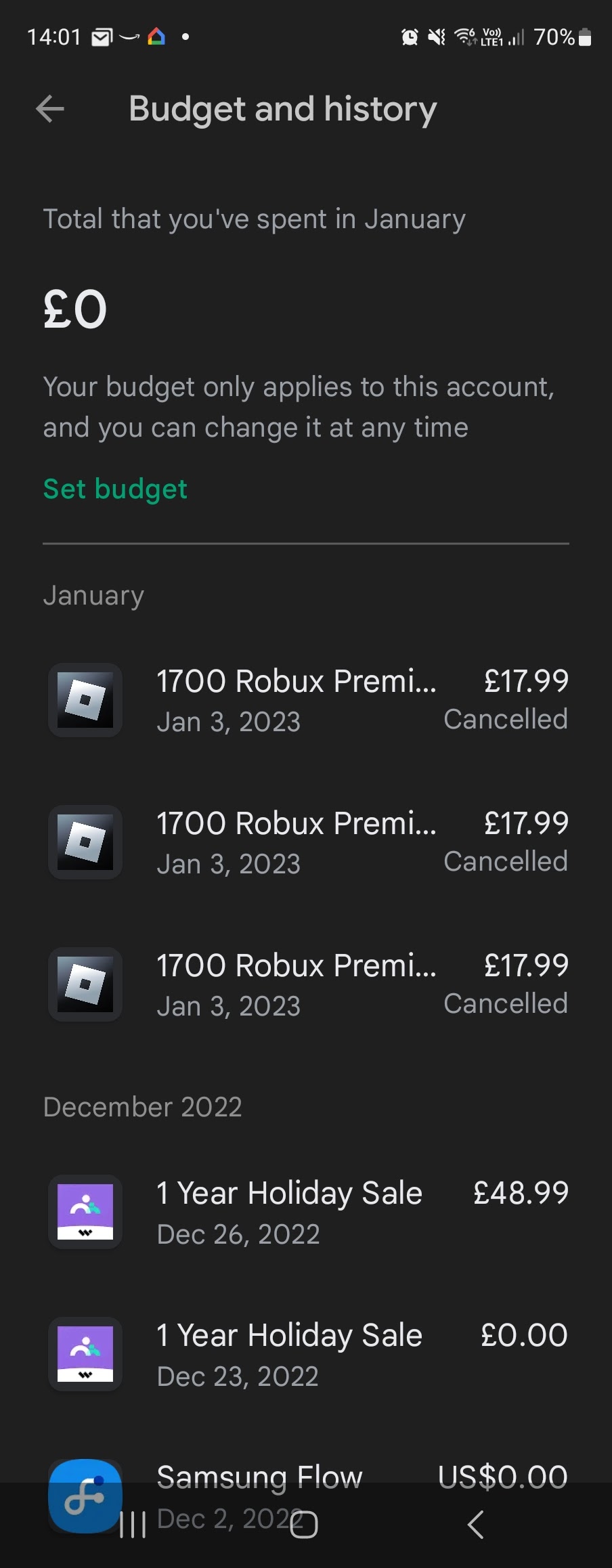 How to View Purchase History in Roblox